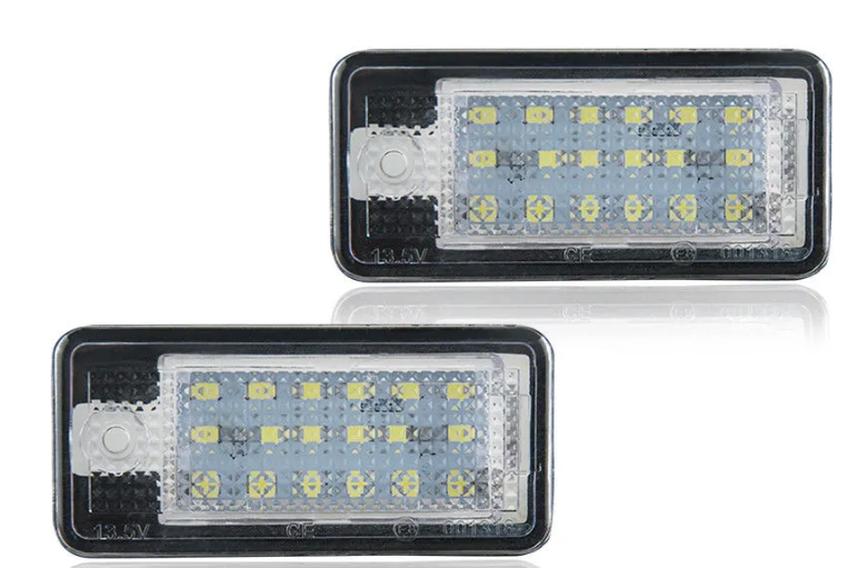 Set de 2 Lampi numar LED pentru Audi A3  S3  A4 B7 S4 B7  RS4 B7  A6 C6  RS6 C6  A5